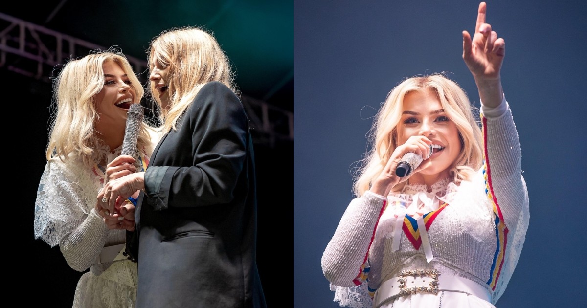 Loredana Groza și Nadia Comăneci