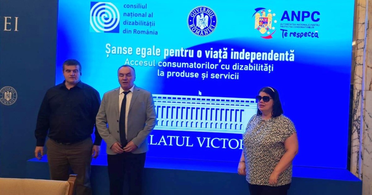 O delegație a Asociației Nevăzătorilor din România, a fost primită pe 29 iulie la Palatul Victoria de premierul Marcel Ciolacu. Foto: Facebook / Asociatia Nevazatorilor din Romania