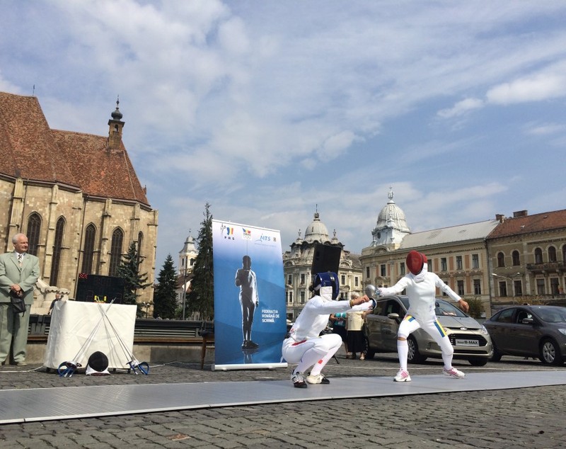 FOTO / Campionii scrimei românești au făcut spectacol la Cluj-Napoca!