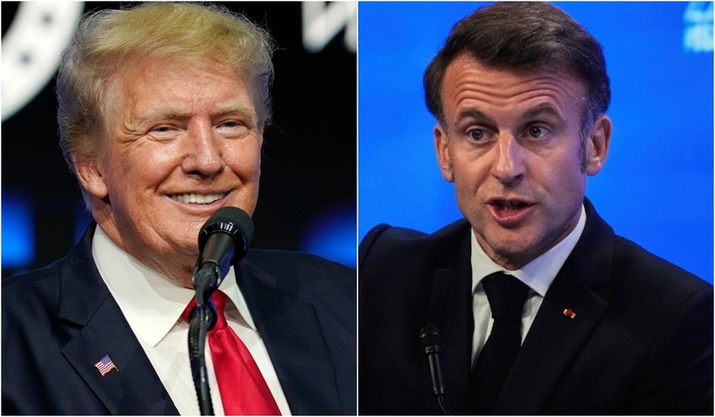 Donald Trump îi dă sfaturi lui Emmanuel Macron. Imagine cu caracter ilustrativ. Foto: Profimedia Images