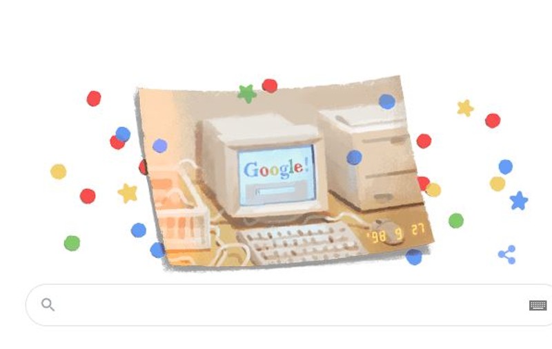 Google împlinește astăzi 21 de ani. Aniversarea celebrului motor de căutare, marcată printr-un doodle special și un logo personalizat