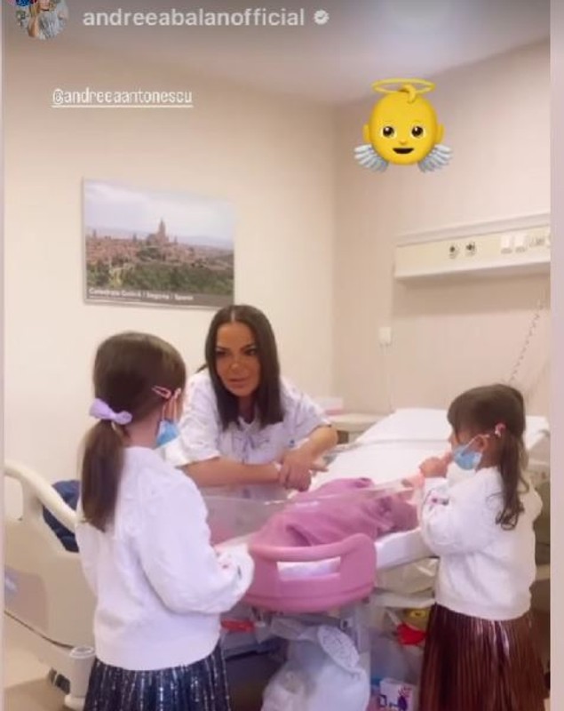 Andreea Antonescu, vizită surpriză în spital, după ce a născut: „Vă arăt ce a determinat să-mi crească tensiunea la 18”