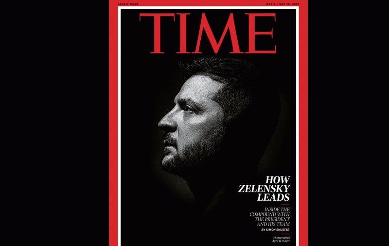Volodimir Zelenski, pe coperta revistei „Time”. Cum arată o zi din viața președintelui ucrainean