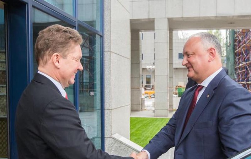 Președintele Igor Dodon s-a întâlnit la Moscova cu șeful Gazprom