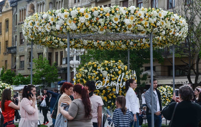 Festivalul florilor umple Timișoara de culoare și miros. În centrul orașului vor defila prințese cu calești (FOTO)