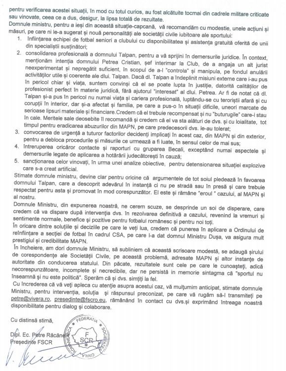 A treia parte a scrisorii