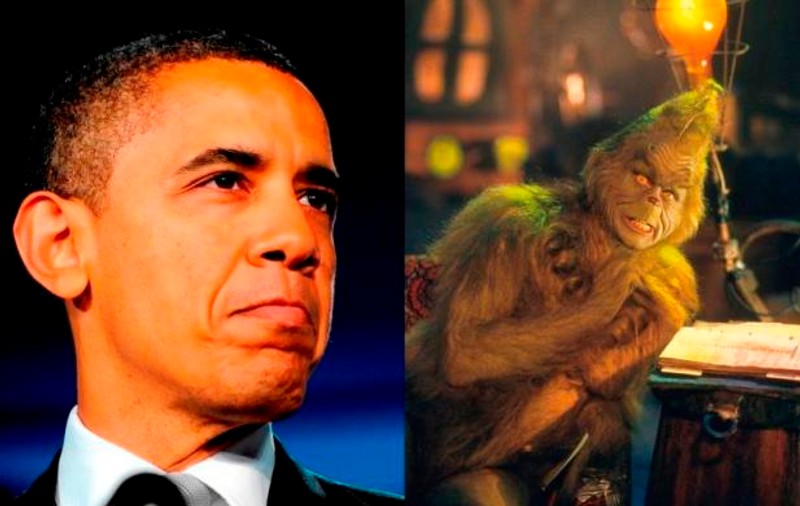 Obama, comparat cu Grinch, după ce a vrut să pună taxă de brad