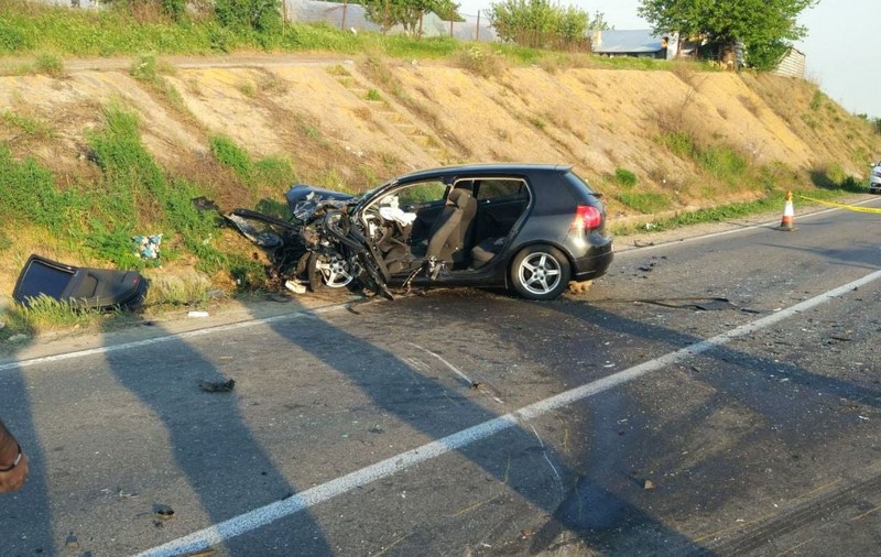 UPDATE / Accident cu nouă răniți, în localitatea Baldovinești, pe DN2B
