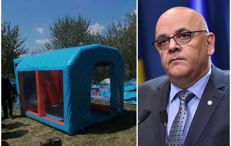 Cum explică DSU că a dat 72.000 de euro pe o cameră gonflabilă și a luat 84 de bucăți: „Prețurile crescuseră cu până la 1.500 de ori mai mult” în pandemie