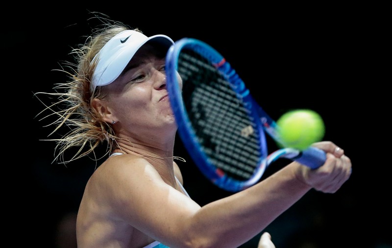 Cu un set câștigat la Radwanska, Halep era în semifinale. Sharapova a bătut-o pe Pennetta