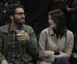 December 4, 2019, Los Angeles, California, United States of America: Actress Emma Stone and her boyfriend filmmaker, Dave McCary announced their engagement. FILE PHOTO: Dave McCary and Emma Stone attend the NBA game between the Los Angeles Clippers and the Golden State Warriors on Friday January 18, 2019 at the Staples Center in Los Angeles, California. JAVIER ROJAS/PI (Credit Image: © Prensa Internacional via ZUMA Wire)