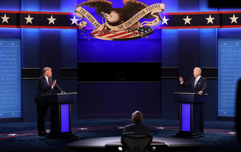 “Înspăimântător!” Dezbaterea Trump - Biden a sunat ca un dialog Facebook - Twitter