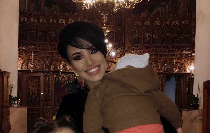 Adelina Pestrițu, nașă de botez pentru a doua oară. Imagini emoționante
