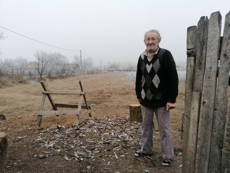 FOTO: Domnul Gheorghe a avut, astă-vară, peste 100 de păsări în bătătură