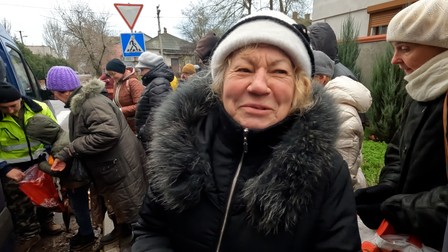 Ekaterina, 78 de ani, originară din Republica Moldova, trăiește în Herson