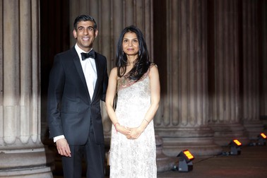 Rishi Sunak și soția sa, Akshata Murthy | Foto: EPA