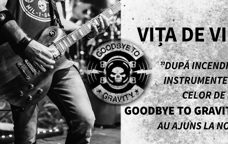 Instrumentele arse ale trupei Goodbye to Gravity au ajuns la studioul lui Adi Despot. ”Le-am curățat și le-am reparat” / VIDEO