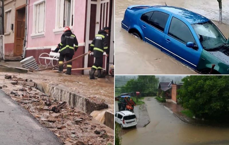 „A inundat tot ce a prins în cale”. Situație tot mai gravă în sud-vestul țării, afectat de ploi torențiale