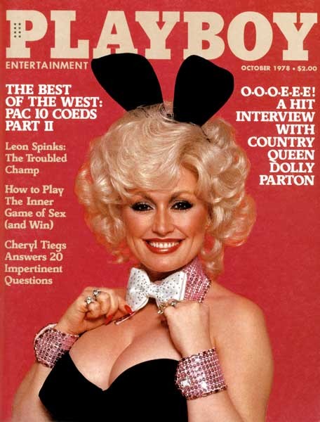 Dolly Parton pe coperta Playboy, în 1978