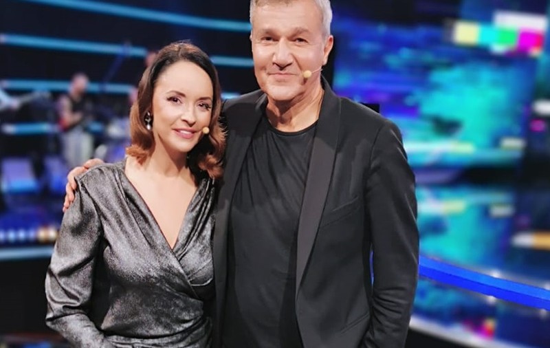 Andreea Marin și Dan Bittman, în platoul aceleiași emisiuni. „Am făcut echipă bună dintotdeauna”
