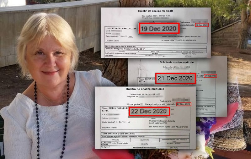 O femeie a făcut zilnic teste PCR timp de un an, ca să își poată vizita mama internată la un spital privat din Iași