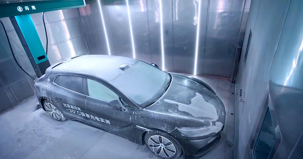 BYD a pus o mașină electrică la -30°C