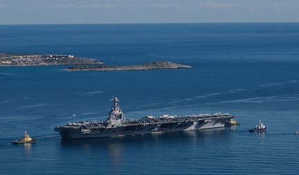 Portavionul american USS Gerald R. Ford. Foto: Profimedia