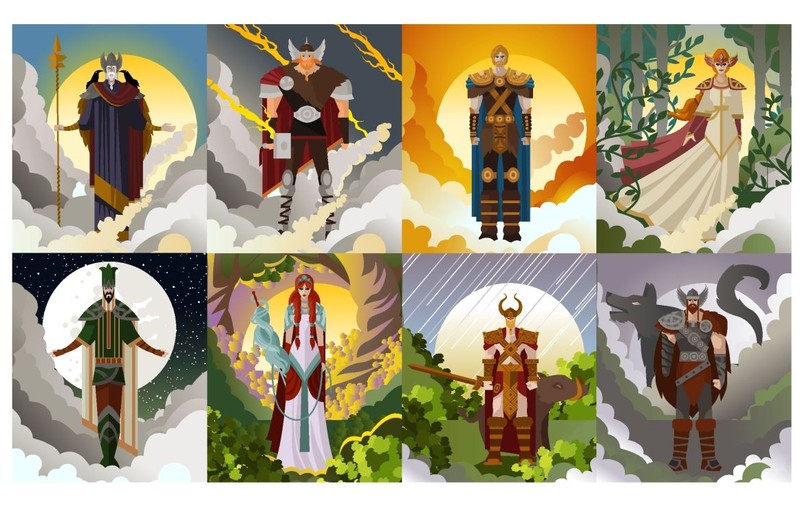 Zei nordici și creaturi din mitologia nordică