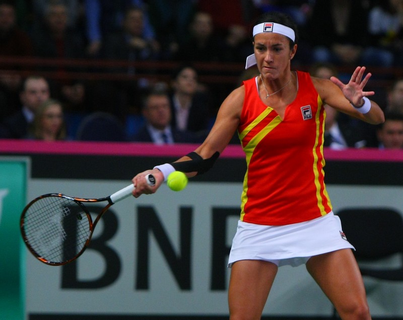 Fed Cup, România - Spania 1-0. Halep a demolat-o pe Espinosa / GALERIE FOTO