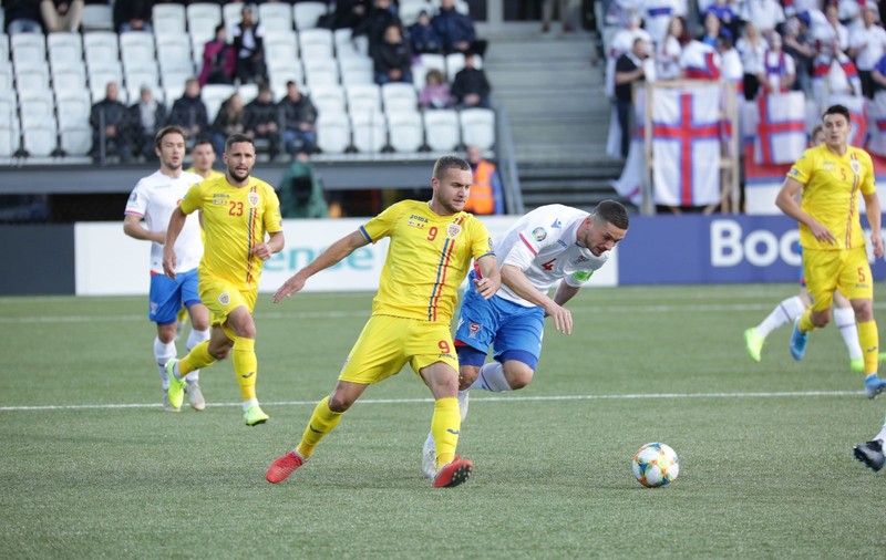 Feroe - România 0-3, în preliminariile Euro 2020. Pușcaș, Mitriță și Keșeru au semnat o victorie chinuită!