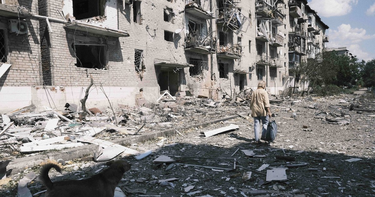Blocuri de locuințe din Torețk distruse de bombardementele rusești Foto: Profimedia