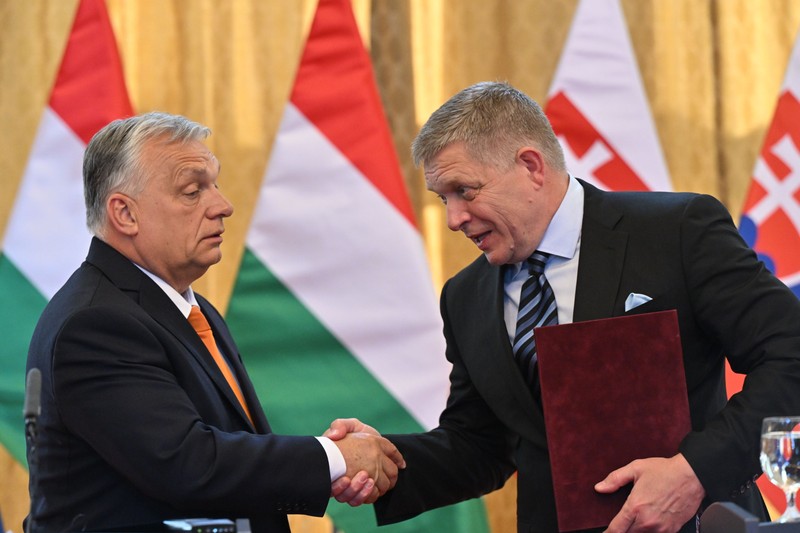 Viktor Orban și Robert Fico, în 2025 Imagine cu caracter ilustrativ. Foto: Hepta