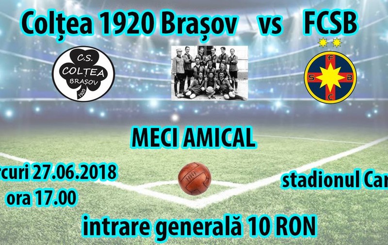FCSB - Colțea 1920 Brașov. Al doilea meci amical al vicecampioanei are loc miercuri, de la ora 17.00