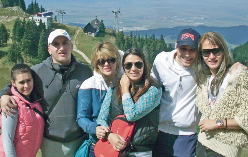 Camelia Potec, vacanţă în creierii munţilor