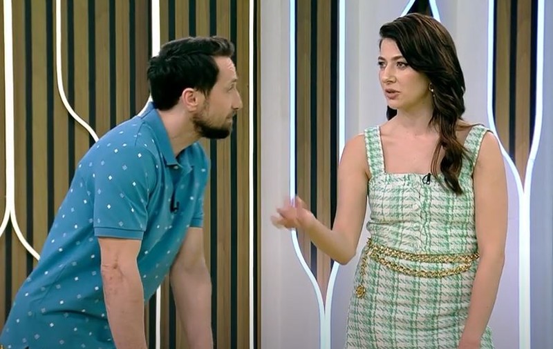Dani Oțil și Lidia Buble, schimb de replici la TV. Prezentatorul s-a legat de aspectul artistei: „Sunt o scândură”