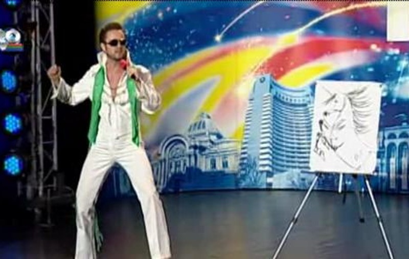 Video | "Pictorul Elvis", talent la puterea a doua, la "Românii au talent"