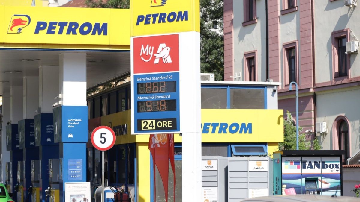 O benzinărie Petrom din București, 26 iunie 2026
