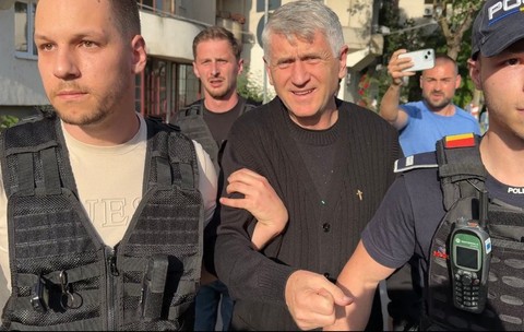 Cristian Pomohaci a fost reținut pentru 24 de ore FOTO: Dorina Matiş/AGERPRES