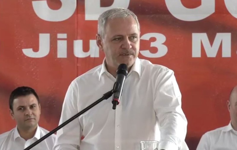 Dragnea, la Gorj: Atac la Iohannis şi Opoziţie, şi avertisment către ministrul Cuc: "Mai sunt câţiva derbedei securişti prin ministere!"