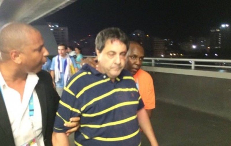 VIDEO / Bătaie între suporterii Columbiei şi Uruguayului la finalul partidei