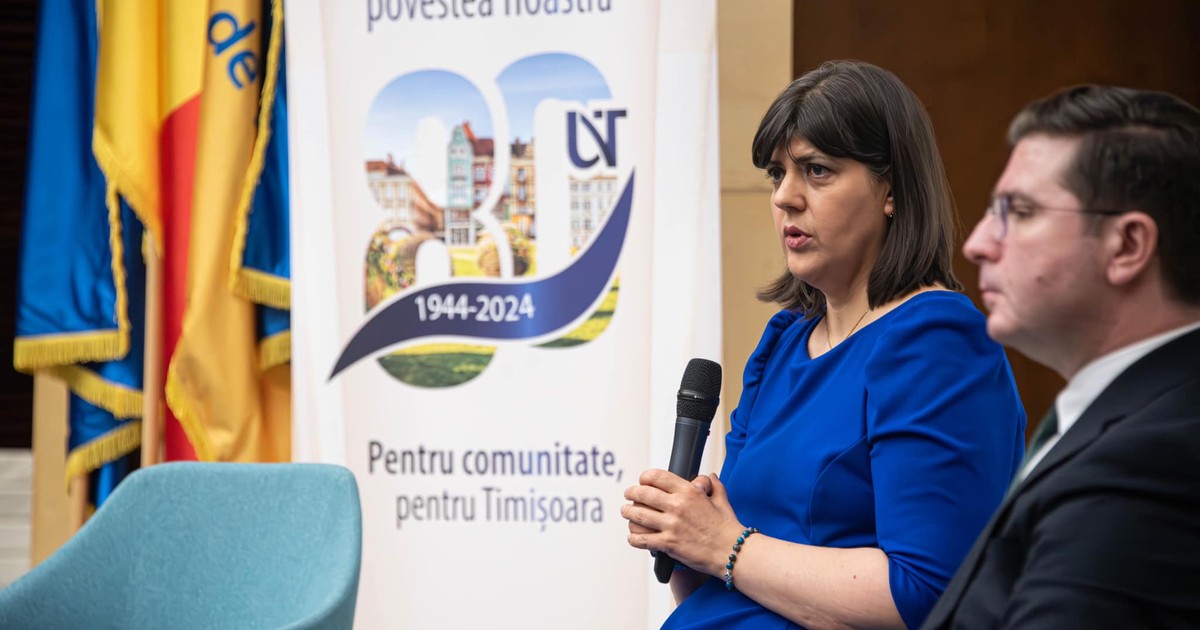 Laura Codruta Kovesi conferinta Universitatea Timisoara