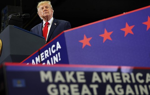 President Trump Holds A Midterms Election Campaign Rally In Oklahoma