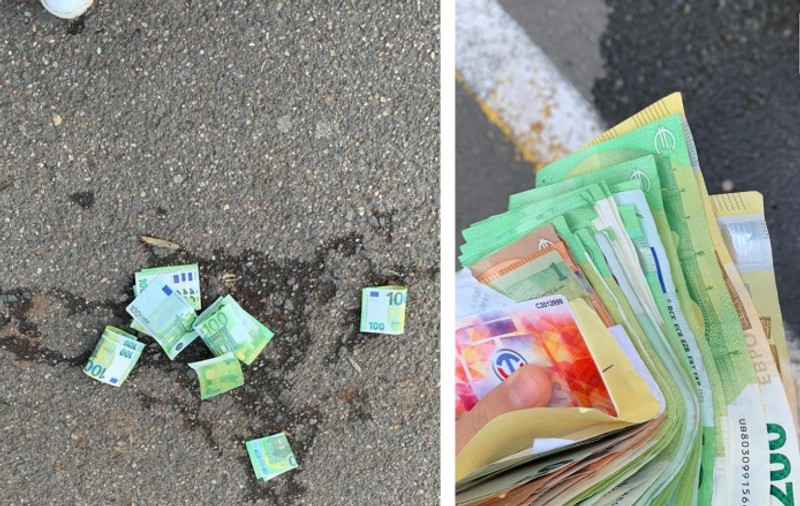 Un elev din Zalău a găsit pe stradă peste 3.000 de euro, în timp ce mergea la școală. Tânărul i-a predat poliției