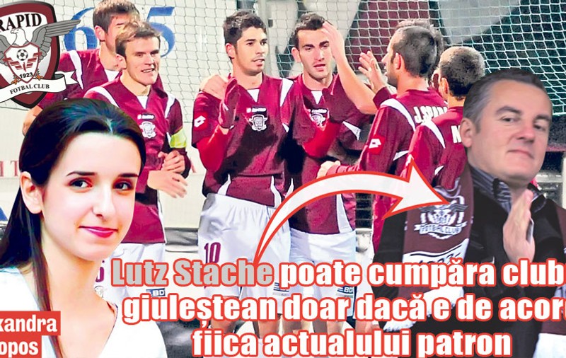 Alexandra e şefa Rapidului!