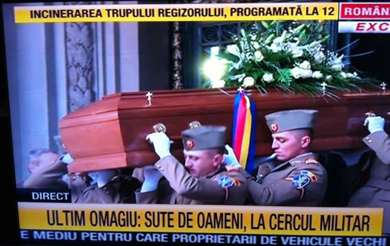 La ora 12, trupul lui Sergiu Nicolaescu va fi incinerat