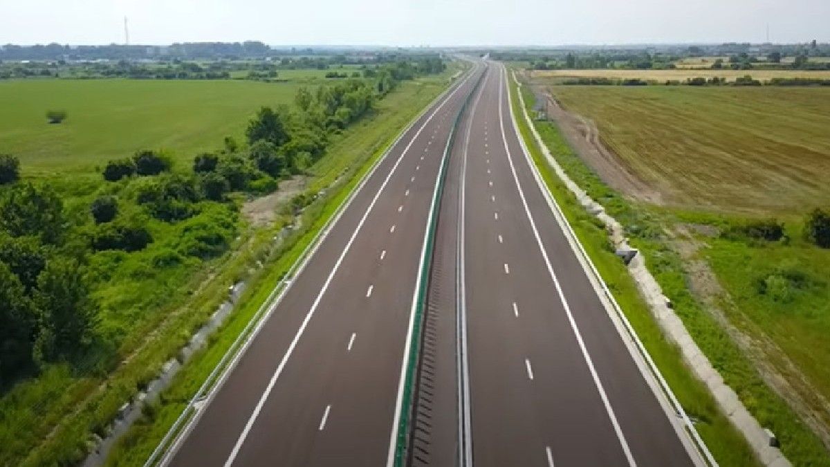 Autostrada A0 Sud Lot 3, filmat cu drona