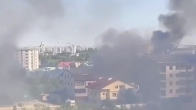 Incendiu provocat intenționat. Foto Captură video