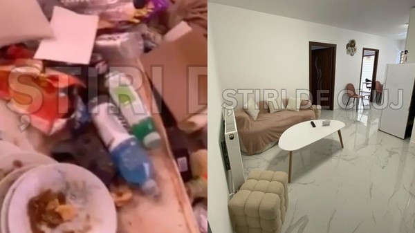 Apartament din Cluj devastat de chiriași descoperirea șocantă a proprietarei. Sursă foto: Colaj foto/ Știri de Cluj.