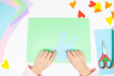 Decorațiuni iepurași pentru Paște