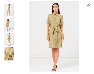 Rochie-cămașă Gant de lyocell